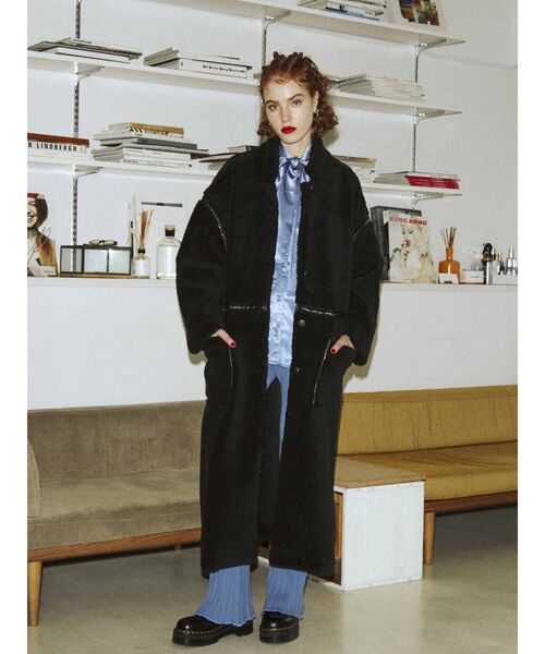 jouetie（ジュエティ）の「パイピングボアコート（ムートンコート