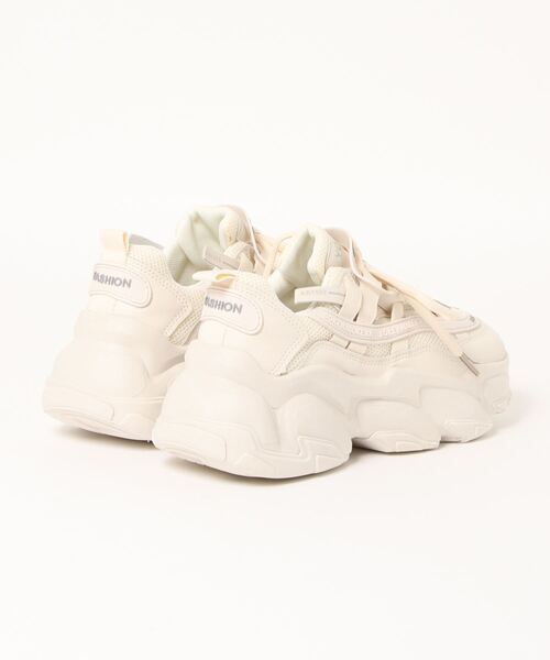 Shoes in Closet(シューズインクローゼット)の「厚底 ボリュームソール ダッドスニーカー 39(スニーカー・レディース・ブラック/ホワイト/ベージュ・S/M/LL/L/XS)」の9枚目の写真