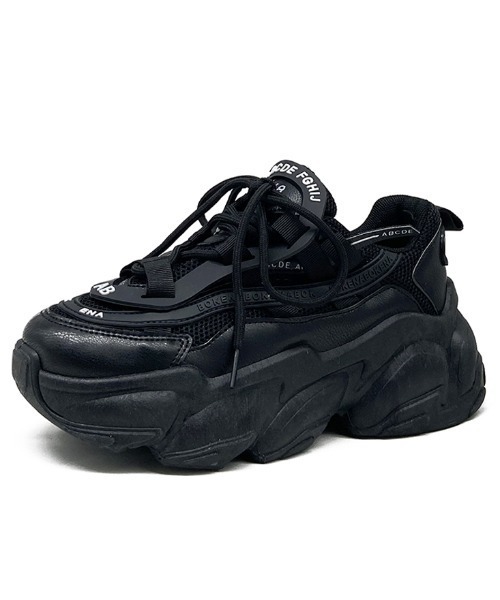 Shoes in Closet(シューズインクローゼット)の「厚底 ボリュームソール ダッドスニーカー 39(スニーカー・レディース・ブラック/ホワイト/ベージュ・S/M/LL/L/XS)」の14枚目の写真