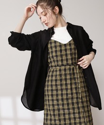 N.（N. Natural Beauty Basic） | ◆シアーロングシャツ(シャツ/ブラウス)