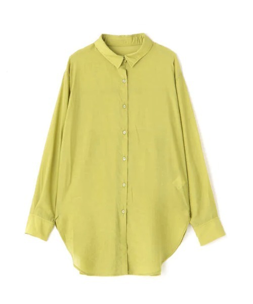 N.（N. Natural Beauty Basic）（エヌエヌナチュラルビューティーベーシック）の「◆シアーロングシャツ（シャツ/ブラウス・レディース・ライトグリーン/ブラック/パープル・MEDIUM）」の17枚目の写真