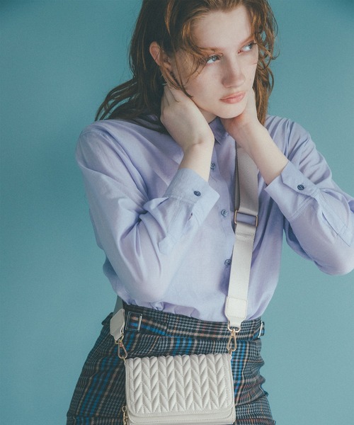 N.（N. Natural Beauty Basic）（エヌエヌナチュラルビューティーベーシック）の「◆シアーロングシャツ（シャツ/ブラウス・レディース・ライトグリーン/ブラック/パープル・MEDIUM）」の15枚目の写真