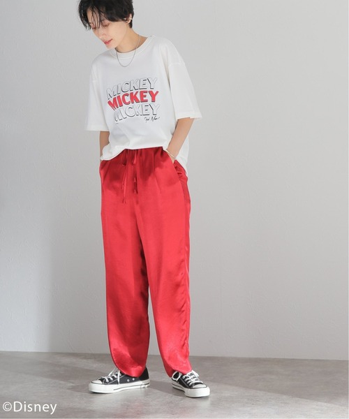 Disney（ディズニー）の「【DISNEY】MICKEY Tシャツ（Tシャツ/カットソー・メンズ・ライトグレー/サックスブルー/ホワイト×ホワイト/ブラック系その他・MEDIUM/LARGE/X-LARGE）」の10枚目の写真