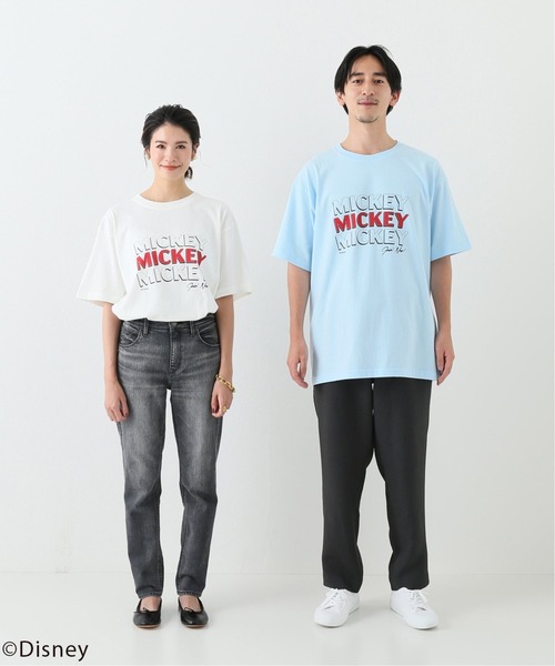 Disney（ディズニー）の「【DISNEY】MICKEY Tシャツ（Tシャツ/カットソー・メンズ・ライトグレー/サックスブルー/ホワイト×ホワイト/ブラック系その他・MEDIUM/LARGE/X-LARGE）」の22枚目の写真
