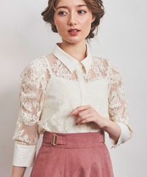 インナー付レースシャツ