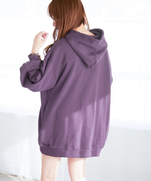 セルフィ―ウラケロゴシシュウBIGパーカー 237830（パーカー）｜Heather