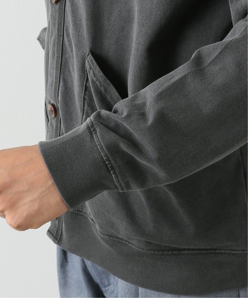 417 EDIFICE(フォーワンセブンエディフィス)の「【BIG SHIRTS / ビックシャツ】 ピグメントカーディガン(カーディガン/ボレロ・メンズ・カーキ/アイボリー/ブラック系その他・MEDIUM/LARGE)」の17枚目の写真