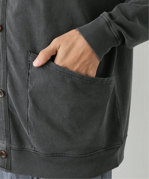 417 EDIFICE(フォーワンセブンエディフィス)の「【BIG SHIRTS / ビックシャツ】 ピグメントカーディガン(カーディガン/ボレロ・メンズ・カーキ/アイボリー/ブラック系その他・MEDIUM/LARGE)」の11枚目の写真