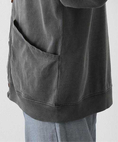 417 EDIFICE(フォーワンセブンエディフィス)の「【BIG SHIRTS / ビックシャツ】 ピグメントカーディガン(カーディガン/ボレロ・メンズ・カーキ/アイボリー/ブラック系その他・MEDIUM/LARGE)」の14枚目の写真