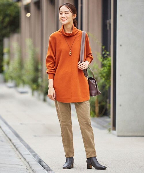 J.PRESS（ジェイプレス）の「【洗える】21ウェルストレッチコーデュロイ パンツ（その他パンツ・レディース・アイボリー系/ライトグレー系/黄土色系・11/13/7/9）」の9枚目の写真