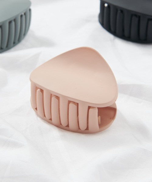 COLONY 2139（コロニートゥーワンスリーナイン）の「マットクリップ（バレッタ/ヘアクリップ・レディース・ホワイト/ブラック/ベージュ/ネイビー/グレー・FREE）」の5枚目の写真