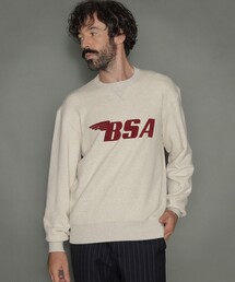 MACKINTOSH LONDON | 【BSA】フロッキーロゴプリントスウェット(スウェット)