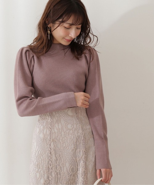 PROPORTION BODY DRESSING（プロポーションボディドレッシング）の「【美人百花11月号 掲載商品】ニットマーメイドフレアーセットアップ / 1211240003（ワンピース・レディース・パープル系その他/ベージュ/ダークベージュ・MEDIUM/SMALL/P/S）」の7枚目の写真