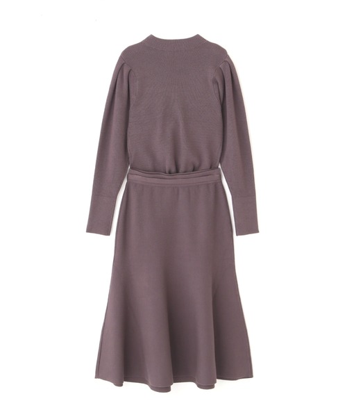 PROPORTION BODY DRESSING（プロポーションボディドレッシング）の「【美人百花11月号 掲載商品】ニットマーメイドフレアーセットアップ / 1211240003（ワンピース・レディース・パープル系その他/ベージュ/ダークベージュ・MEDIUM/SMALL/P/S）」の14枚目の写真