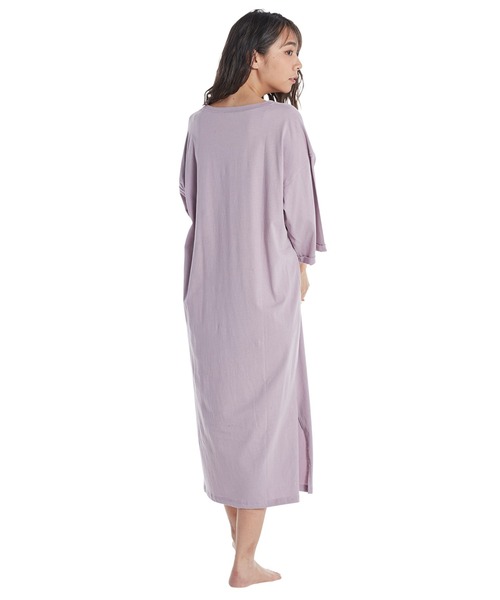 ROXY（ロキシー）の「STRIDE/ロキシーワンピース（ワンピース・レディース・ベージュ/ブラック/パープル・MEDIUM/LARGE/SMALL）」の5枚目の写真