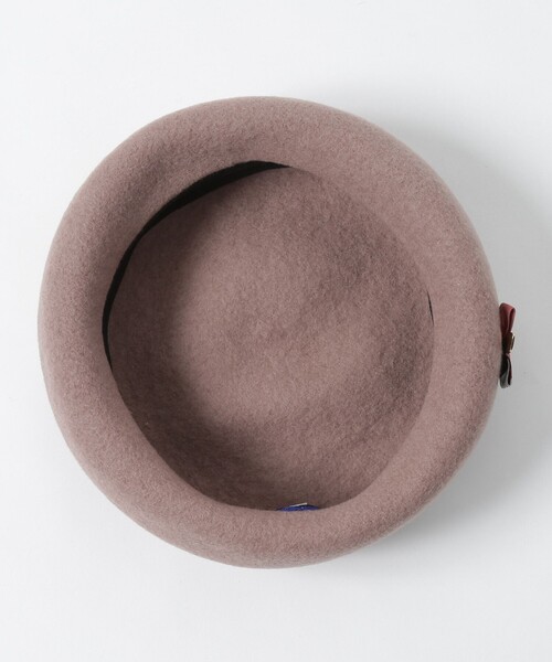 BLUE LABEL CRESTBRIDGE（ブルーレーベルクレストブリッジ）の「クレストブリッジチェックリボンウールベレー帽（ハンチング/ベレー帽・レディース・ブラック/ピンク/ベージュ系その他/ダークネイビー・FREE）」の11枚目の写真