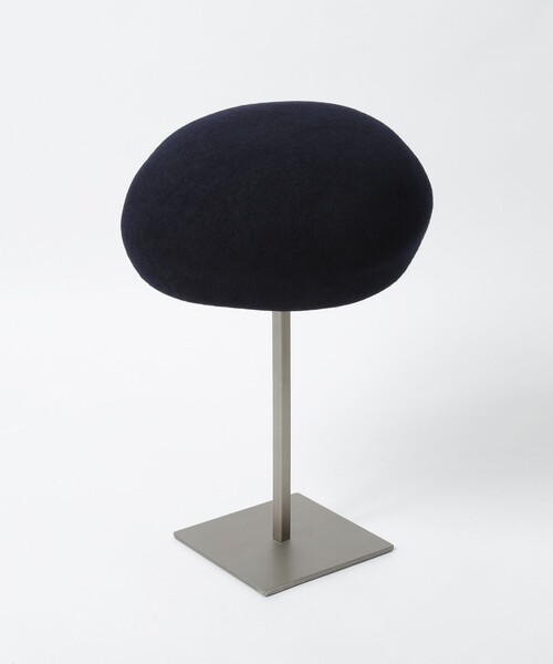 BLUE LABEL CRESTBRIDGE（ブルーレーベルクレストブリッジ）の「クレストブリッジチェックリボンウールベレー帽（ハンチング/ベレー帽・レディース・ブラック/ピンク/ベージュ系その他/ダークネイビー・FREE）」の14枚目の写真