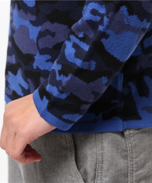 VENCEEXCHANGE(ヴァンスエクスチェンジ)の「カモフラジャガード Vネック(ニット/セーター・メンズ・ブルー/グリーン・LARGE/MEDIUM/SMALL)」の9枚目の写真