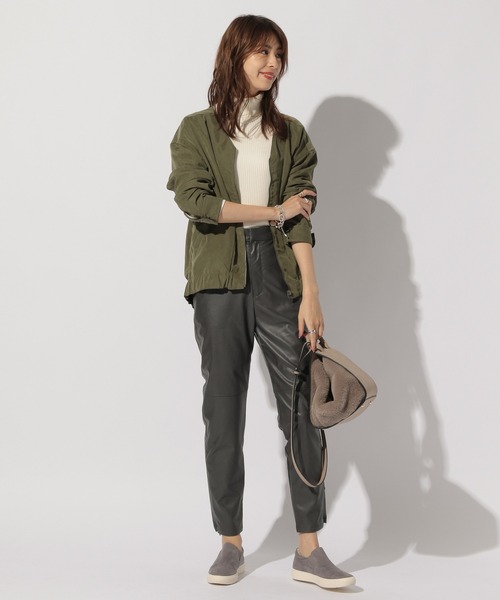 BAYFLOW（ベイフロー）の「リバーシブルジップブルゾン（ブルゾン・レディース・ブラック/カーキ/ブルー・SMALL/MEDIUM）」の13枚目の写真