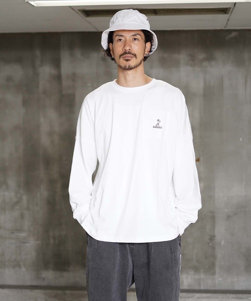 DC SHOES(ディーシーシューズ)の「21 BACK LINE LS/DCバックロゴテープ長袖ロンT(Tシャツ/カットソー・メンズ・ホワイト/ブラック/ベージュ/ベージュ系その他/ブラック系その他/ホワイト系その他・MEDIUM/LARGE/X-LARGE/XX-LARGE)」の12枚目の写真