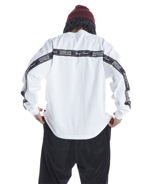 DC SHOES(ディーシーシューズ)の「21 BACK LINE LS/DCバックロゴテープ長袖ロンT(Tシャツ/カットソー・メンズ・ホワイト/ブラック/ベージュ/ベージュ系その他/ブラック系その他/ホワイト系その他・MEDIUM/LARGE/X-LARGE/XX-LARGE)」の16枚目の写真