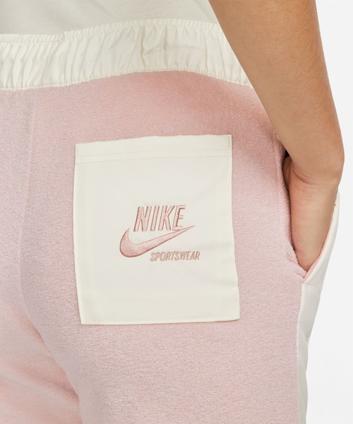 NIKE（ナイキ）の「NIKE AS W NSW PLSH JGGR HTG / ナイキ ウィメンズ  ヘリテージ ジョガー パンツ 【SP】（スウェットパンツ・レディース・ブラック/ピンク・S/M/L）」の8枚目の写真