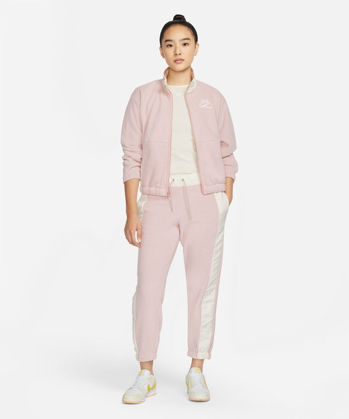 NIKE（ナイキ）の「NIKE AS W NSW PLSH JGGR HTG / ナイキ ウィメンズ  ヘリテージ ジョガー パンツ 【SP】（スウェットパンツ・レディース・ブラック/ピンク・S/M/L）」の7枚目の写真