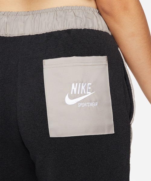 NIKE（ナイキ）の「NIKE AS W NSW PLSH JGGR HTG / ナイキ ウィメンズ  ヘリテージ ジョガー パンツ 【SP】（スウェットパンツ・レディース・ブラック/ピンク・S/M/L）」の5枚目の写真