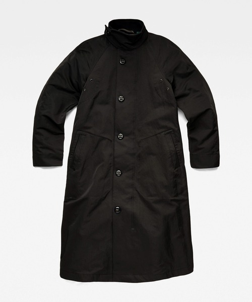 G-STAR(ジースター)の「STAND UP COLLAR 2 IN 1 TRENCH/トレンチコート(トレンチコート・レディース・ブラック系その他・X-SMALL/SMALL)」の4枚目の写真