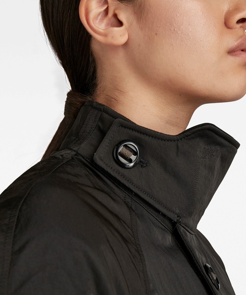 G-STAR(ジースター)の「STAND UP COLLAR 2 IN 1 TRENCH/トレンチコート(トレンチコート・レディース・ブラック系その他・X-SMALL/SMALL)」の2枚目の写真