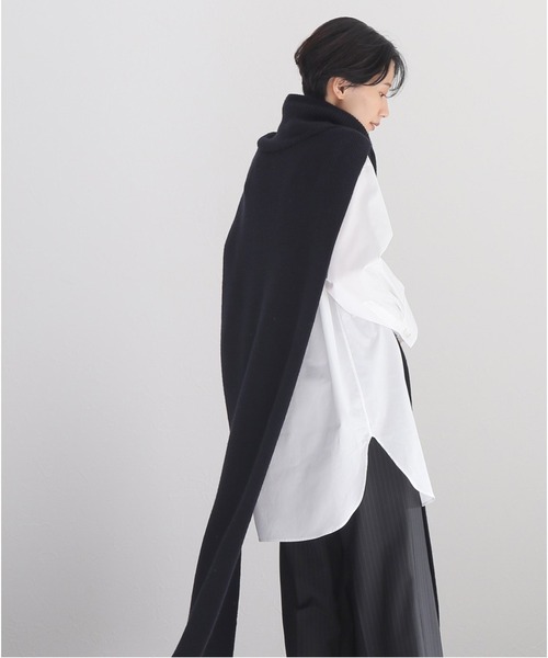 journal standard L'essage（ジャーナルスタンダードレサージュ）の「タイプライタービッグシャツ（シャツ/ブラウス・レディース・グリーン/サックスブルー/ホワイト・FREE）」の5枚目の写真