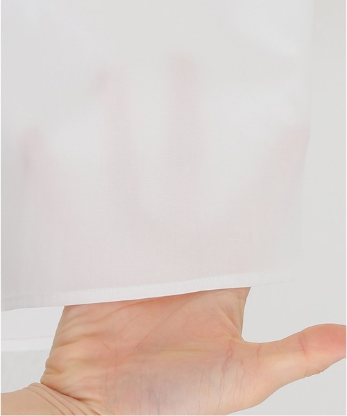 journal standard L'essage（ジャーナルスタンダードレサージュ）の「タイプライタービッグシャツ（シャツ/ブラウス・レディース・グリーン/サックスブルー/ホワイト・FREE）」の22枚目の写真