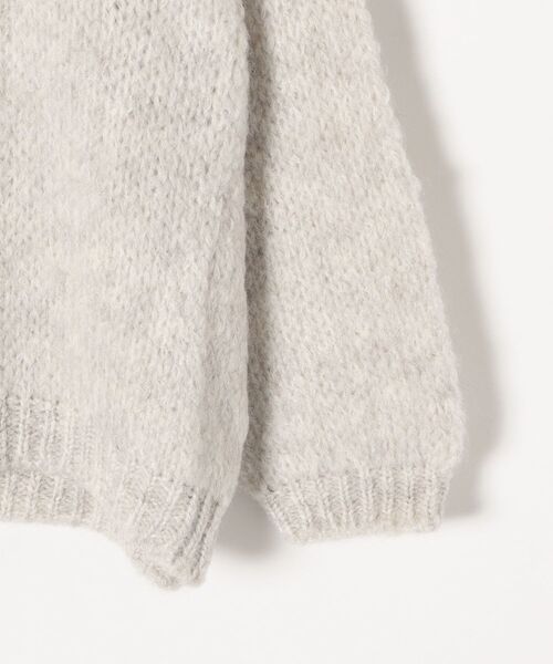 TRICOTS JEAN MARC(トリコットジーンマルク)の「【SHIPS any別注】TRICOTS JEAN MARC: クルーネック ニット プルオーバー(ニット/セーター・レディース・ライトブルー/クリーム/ナチュラル・ONE SIZE)」の7枚目の写真