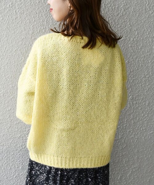 TRICOTS JEAN MARC(トリコットジーンマルク)の「【SHIPS any別注】TRICOTS JEAN MARC: クルーネック ニット プルオーバー(ニット/セーター・レディース・ライトブルー/クリーム/ナチュラル・ONE SIZE)」の19枚目の写真