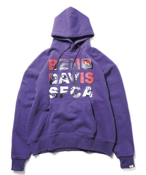 BEN DAVIS(ベンデイビス)の「《BEN DAVIS》PRINT PARKA(パーカー・メンズ・ブラック/ミント/パープル/ベージュ系・MEDIUM/LARGE/X-LARGE/SMALL)」の7枚目の写真