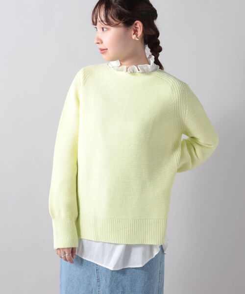 fredy repit(フレディレピ)の「【WEB限定】ボリュームスリーブフリルスタンドカラーシャツ(前後2WAY)(シャツ/ブラウス・レディース・ライトブルー/ブラック/オフホワイト・38)」の15枚目の写真