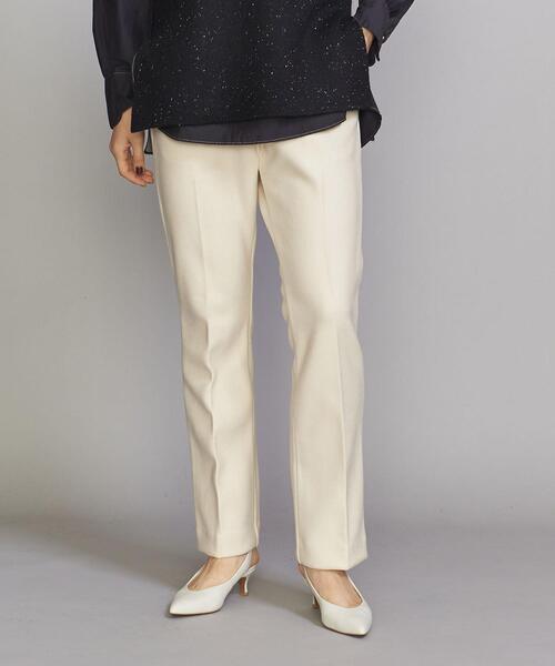 BEAUTY&YOUTH UNITED ARROWS(ビューティーアンドユースユナイテッドアローズ)の「BY アクリルフリースロング パンツ -ウォッシャブル-(その他パンツ・レディース・オフホワイト/ダークグレー/モカ・S/M)」の1枚目の写真