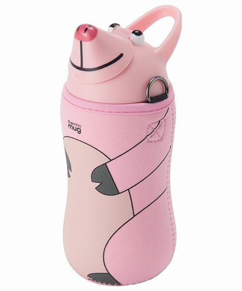 thermo mug（サーモ マグ）の「thermomug/サーモマグ ANIMAL BOTTLE アニマルボトル ストロー カラフル 水筒（水筒・キッズ・イエロー/ピンク/グリーン/ホワイト/ブルー/レッド・FREE）」の5枚目の写真