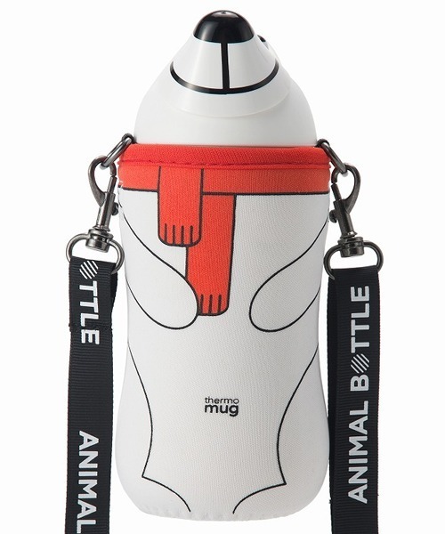 thermo mug（サーモ マグ）の「thermomug/サーモマグ ANIMAL BOTTLE アニマルボトル ストロー カラフル 水筒（水筒・キッズ・イエロー/ピンク/グリーン/ホワイト/ブルー/レッド・FREE）」の9枚目の写真