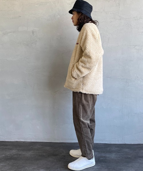 セール】[HELLO CALIF/ハローカリフ] ボアフリースボンバージャケット