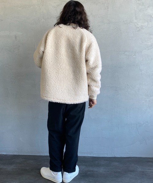 [HELLO CALIF/ハローカリフ] ボアフリース ボンバーコーチジャケット HELLO CALIF（ハローカリフ）の「[HELLO CALIF/ハローカリフ
