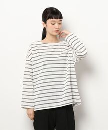 earth music&ecology | ECORICHダブルボーダープルオーバー ＊(Tシャツ/カットソー)