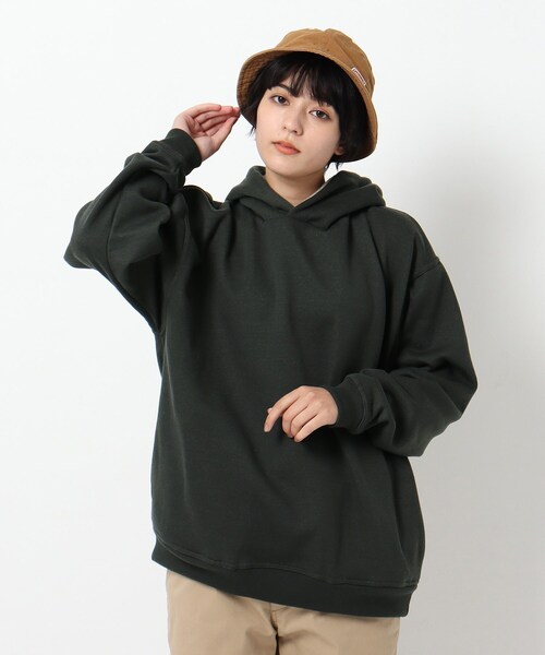 BASECONTROL(ベースコントロール)の「◆Horizon dream 配色デザインパーカー(パーカー・レディース・ブラック/アイボリー/ブラウン系・99)」の1枚目の写真