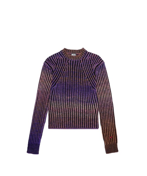 DIESEL(ディーゼル)の「メンズ ニット(ニット/セーター・メンズ・パープル/ライトグレー・LARGE/MEDIUM/X-SMALL/SMALL/X-LARGE)」の7枚目の写真