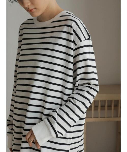 AMERICAN HOLIC(アメリカンホリック)の「裾スリットカットチュニック(Tシャツ/カットソー・レディース・オフホワイト/その他7・M/L)」の10枚目の写真