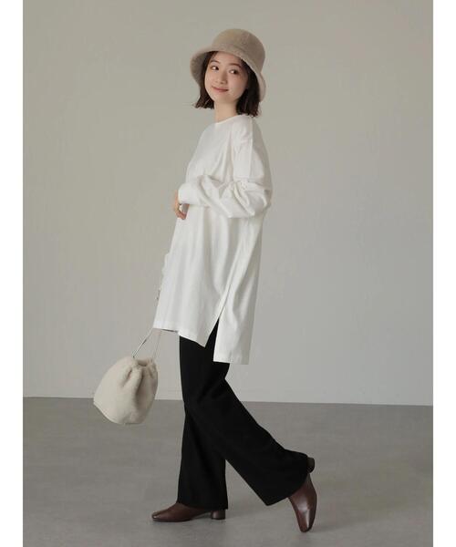 AMERICAN HOLIC(アメリカンホリック)の「裾スリットカットチュニック(Tシャツ/カットソー・レディース・オフホワイト/その他7・M/L)」の17枚目の写真