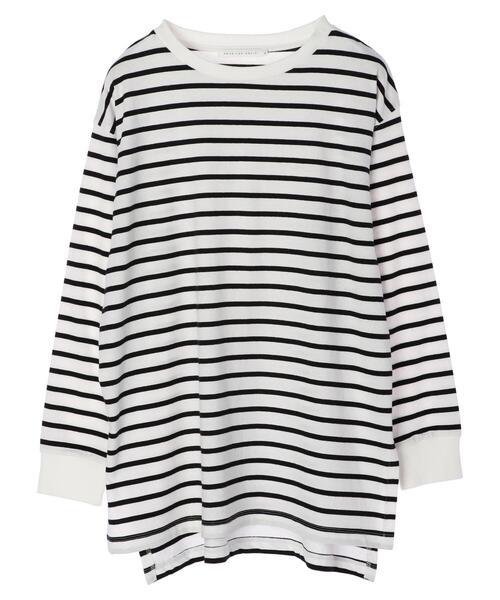 AMERICAN HOLIC(アメリカンホリック)の「裾スリットカットチュニック(Tシャツ/カットソー・レディース・オフホワイト/その他7・M/L)」の22枚目の写真