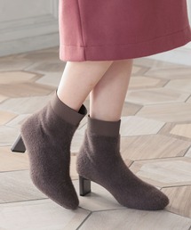 KOBE LETTUCE | モヘアニットショートブーツ(ブーツ)