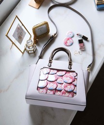 《推し事バッグ》クリアポケット付きスクエアトートバッグ