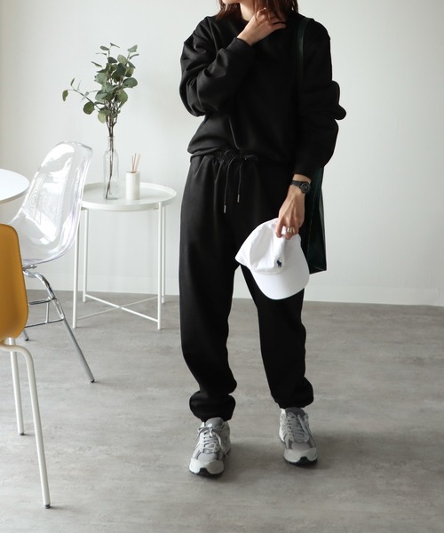 COURO（コウロ）の「裏シャギーフェイクスエードスウェットパンツ（スウェットパンツ・レディース・ライトグレー/ブラック/ベージュ/ブラウン/アイボリー・M/L）」の8枚目の写真